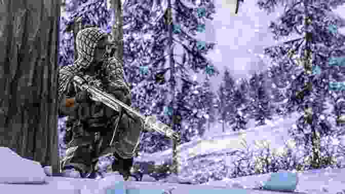 A Grim Faced Soldier Clutching A Rifle Amidst A Snow Covered Battlefield, Representing The Wolves In Winter Series. The Wolves In Winter (The Wolves WW2 Series)
