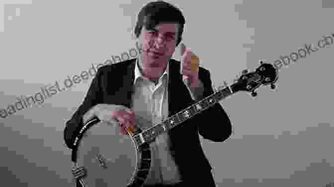 A Person Playing A Banjo, Focusing On The Left Hand's Fretting Techniques More Easy Banjo Solos: For 5 String Banjo