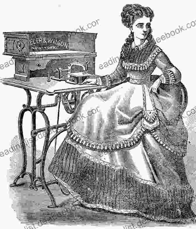 A Victorian Dressmaker Working On A Gown London Belles Annie Groves