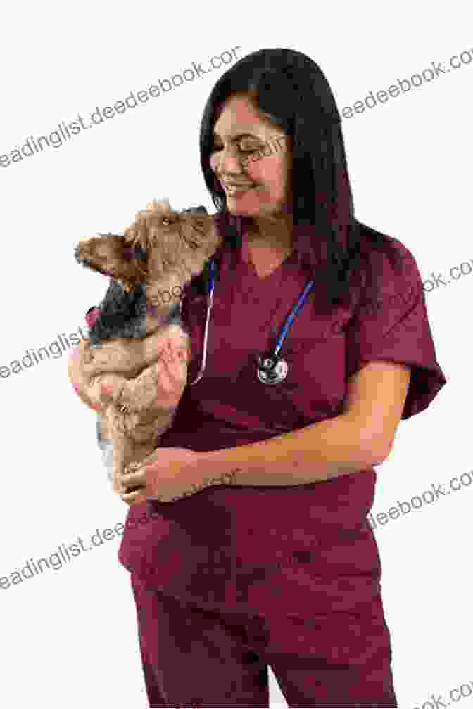 A Woman In A Veterinary Uniform Holding A Stethoscope And A Dog Unleashed (Kate Turner DVM Mysteries 2)