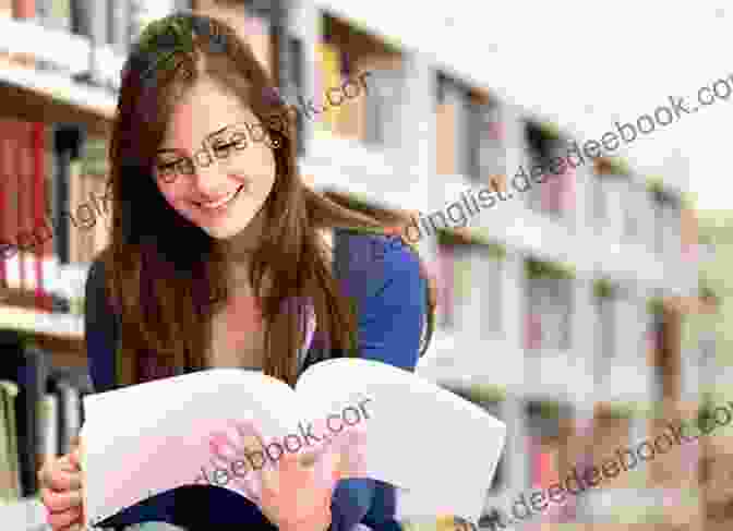 A Young Woman Studying At A Library, Surrounded By Books And Knowledge A Backward Glance: An Autobiography