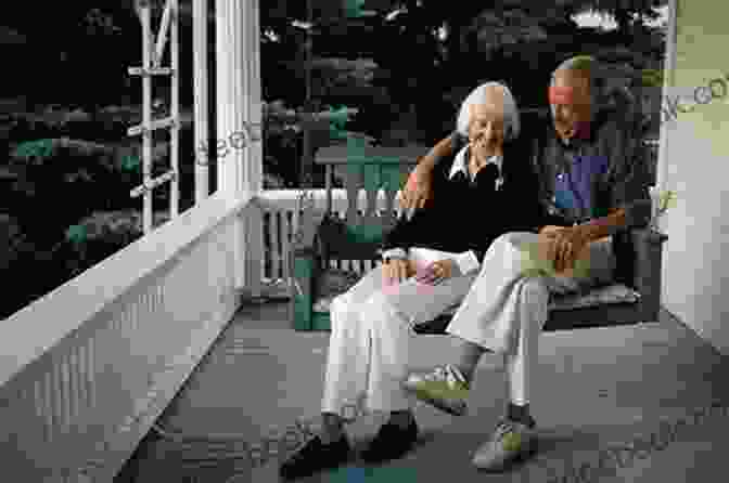 An Elderly Couple Sitting Together On A Porch, Their Eyes Filled With Love And Contentment. Quest For Love: True Stories Of Passion And Purity