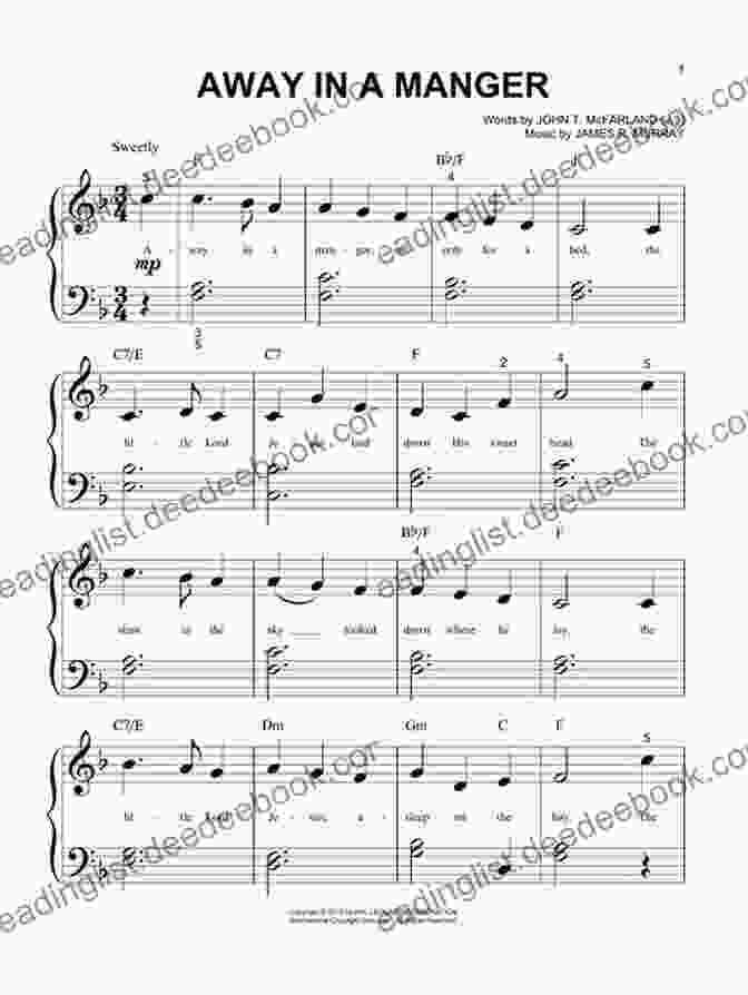 Away In A Manger Sheet Music For Clarinet Christmas Carols For Clarinet: Easy Songs