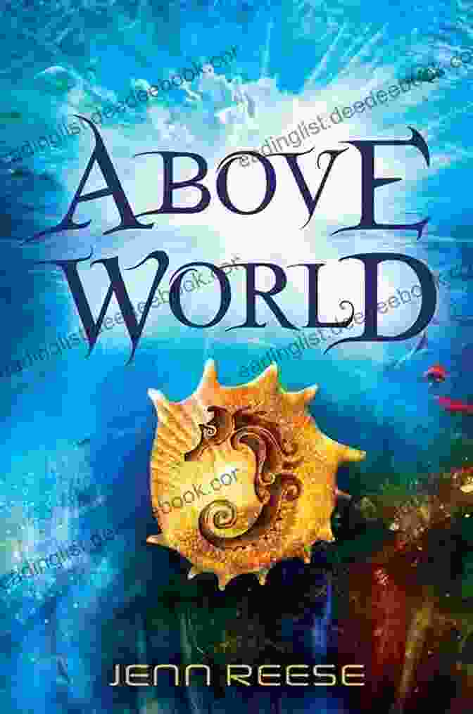 Book Cover Art For Above World By Jenn Reese, Depicting A Young Woman In A Flowing Dress Reaching Out To The Sky Above World Jenn Reese