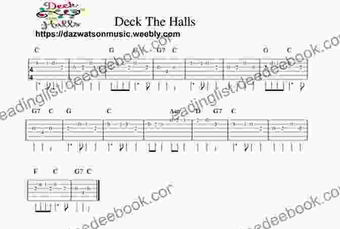 Deck The Halls Guitar Tabs For Beginners The Easiest Holiday Songs Ever For Guitar