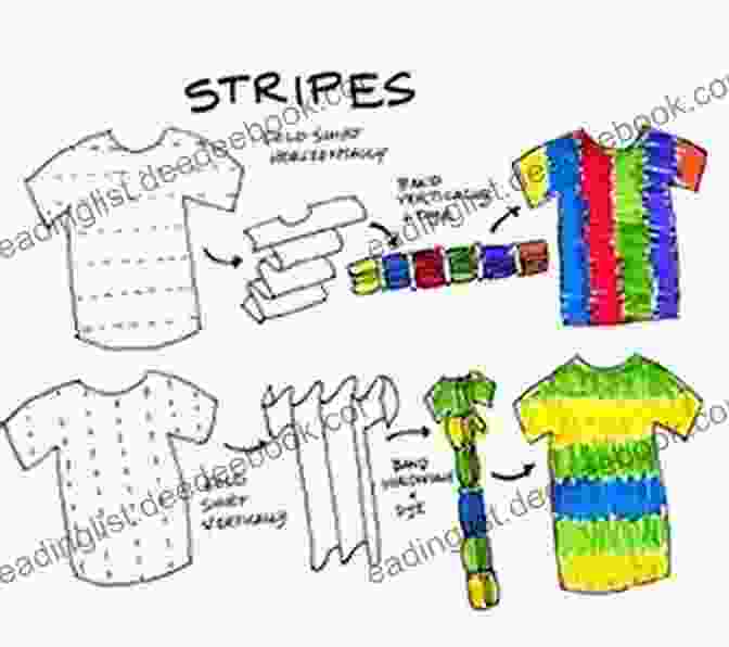 Diagram Illustrating Vertical Stripes Technique Crochet Pillows: Cables Clusters Stripes (Tiger Road Crafts)