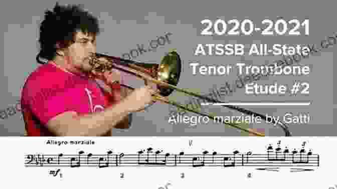 Etude 5: Allegro Marziale From 24 Progressive Studies For Trombone By Maxime Clarence 11 Orchestral Etudes For Bass Trombone