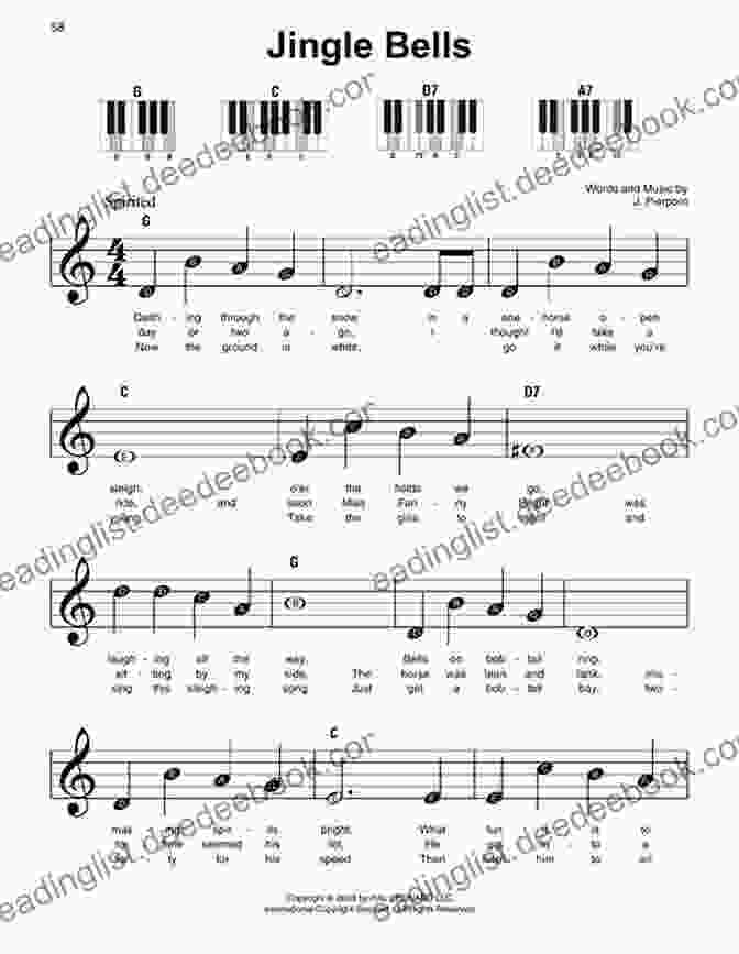Jingle Bells Sheet Music For Piano Beginners Christmas Carols For Piano: Easy Songs
