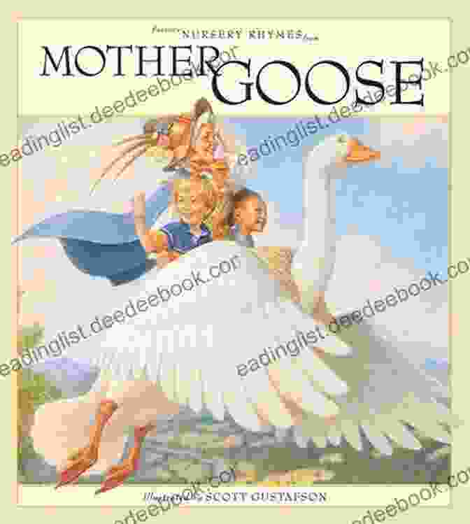 Mother And Child Reading A Mother Goose Rhyme Book Together Golden Hours With Mother Goose