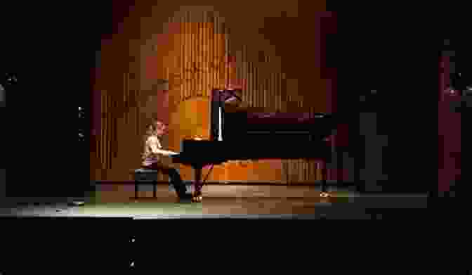 Piano Student Performing On Stage At The Piano With Scarlatti: For Intermediate To Late Intermediate Piano