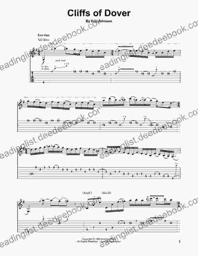 Sheet Music For Eric Johnson's Eric Johnson Songbook: Guitar Play Along Volume 118