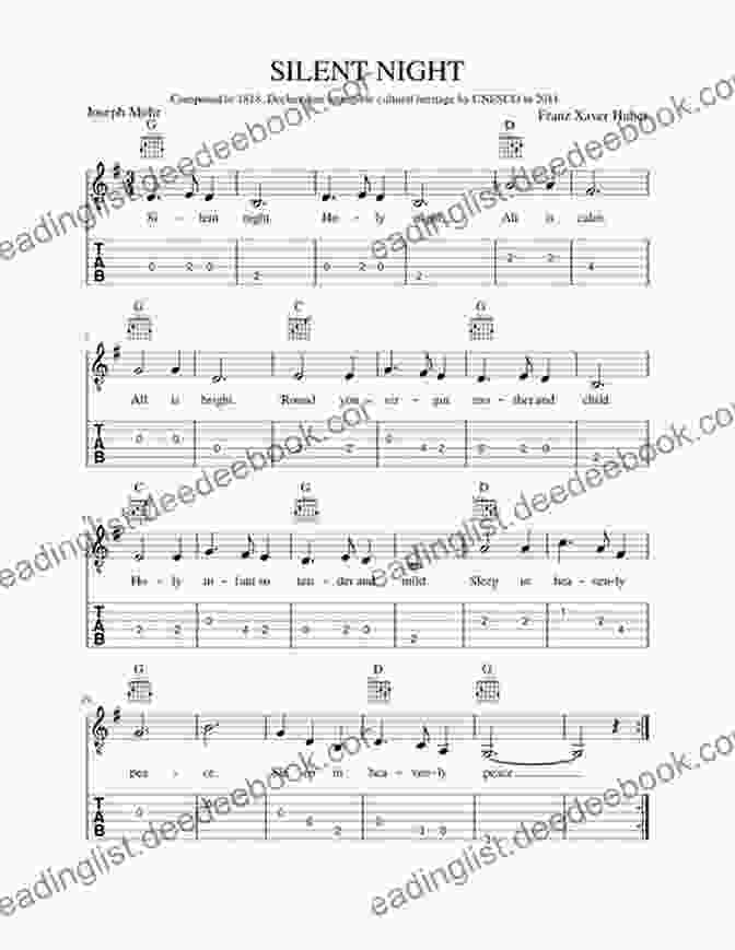 Silent Night Guitar Tabs For Beginners The Easiest Holiday Songs Ever For Guitar