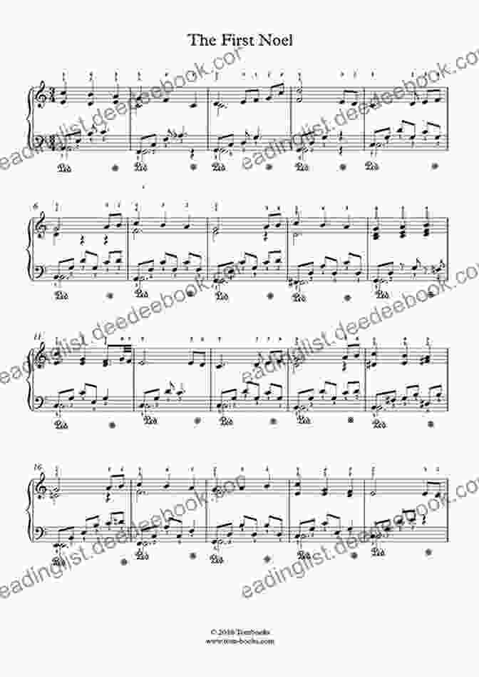 The First Noel Sheet Music For Intermediate Piano Christmas Carols For Piano: Easy Songs