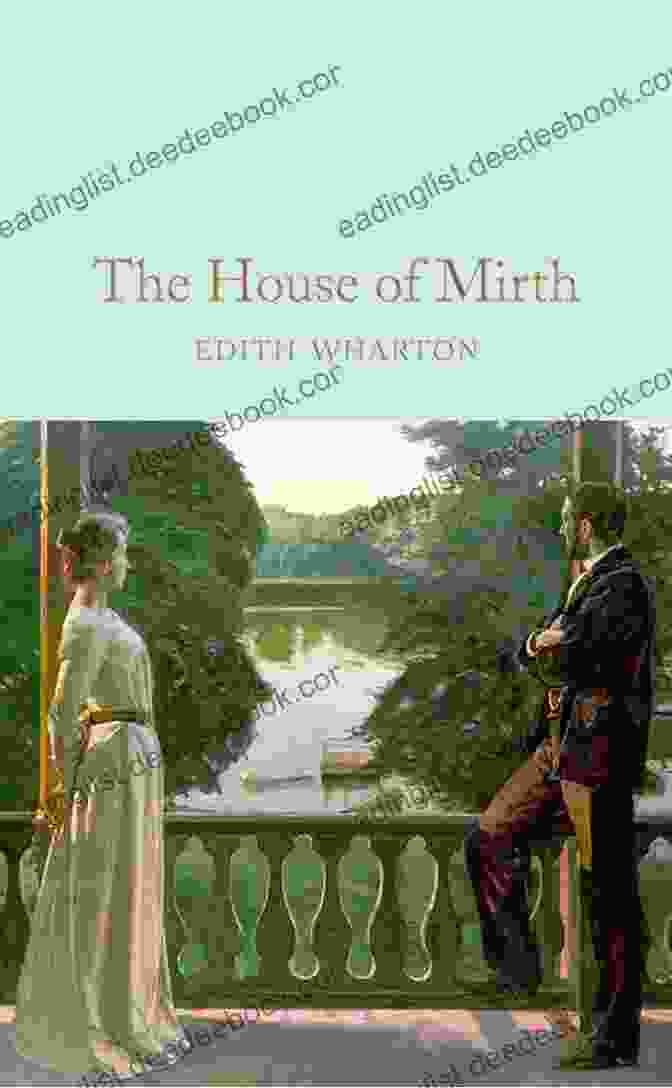 The House Of Mirth Novel Cover Featuring A Woman In A White Dress Walking Down A Staircase Edith Wharton: 14 Great Novels Edith Wharton