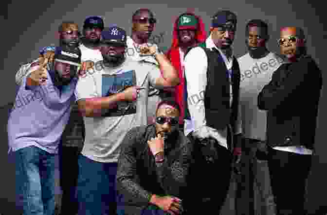 The Iconic Wu Tang Clan Posed Together, Displaying Their Signature Style And Unity Enter The Wu Tang: How Nine Men Changed Hip Hop Forever