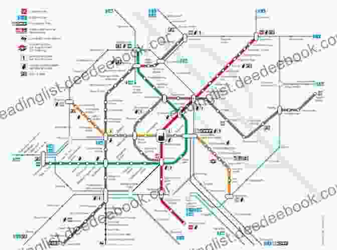 Vienna Public Transportation Network Map Vienna Travel Guide (Michael Brein S Travel Guides To Sightseeing By Public Transportation)